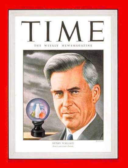 Time - Henry Wallace - Sep. 30, 1946 - Journalism - Agriculture