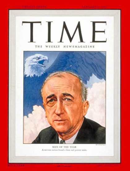 Time - James F. Byrnes, Man of the Year - Jan. 6, 1947 - James F. Byrnes - Person of th