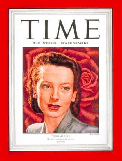 Time - Deborah Kerr - Feb. 10, 1947 - Actresses - Theater - Movies