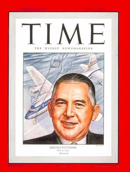 Time - William A. Patterson - Apr. 21, 1947 - Aviation - Business