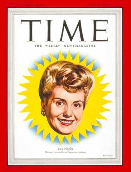 Time - Eva Peron - July 14, 1947 - Argentina - Latin America