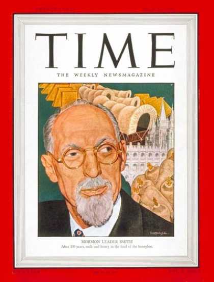 Time - George A. Smith - July 21, 1947 - Religion - Mormons