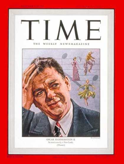 Time - Oscar Hammerstein II - Oct. 20, 1947 - Composers - Broadway - Theater - Music