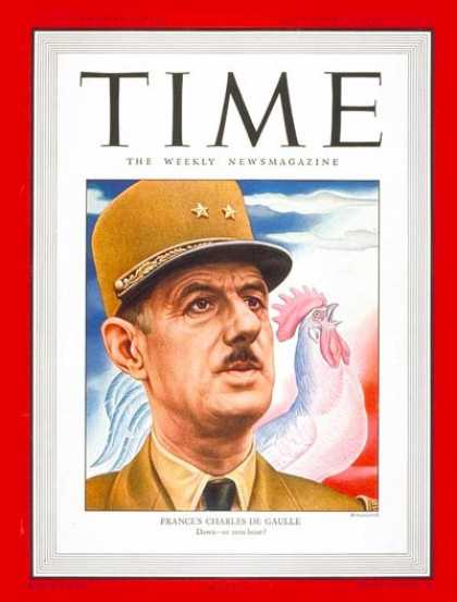 Time - Charles DeGaulle - Nov. 17, 1947 - France