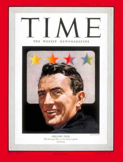 Time - Gregory Peck - Jan. 12, 1948 - Actors - Movies