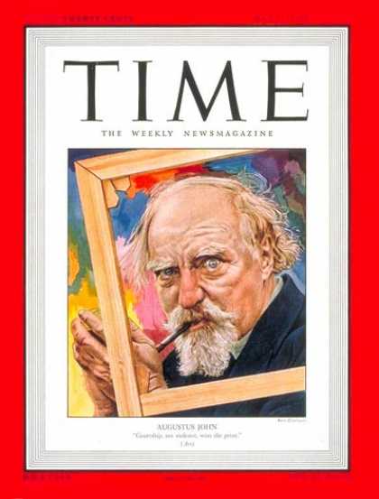 Time - Augustus E. John - May 31, 1948 - Painters - Art