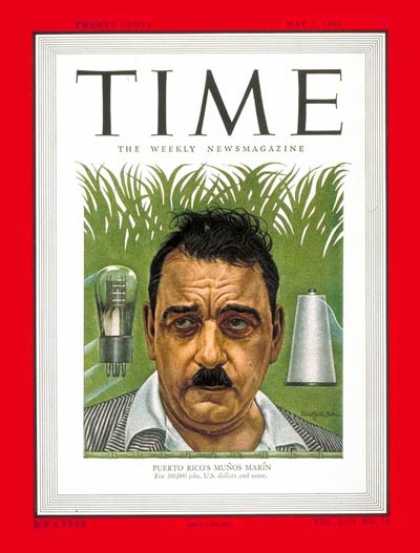 Time - Luis Munoz Marin - May 2, 1949 - Puerto Rico