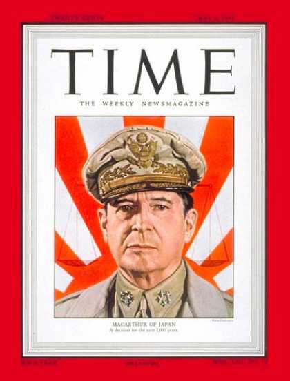 Time - General Douglas MacArthur - May 9, 1949 - Douglas MacArthur - Army - Generals -