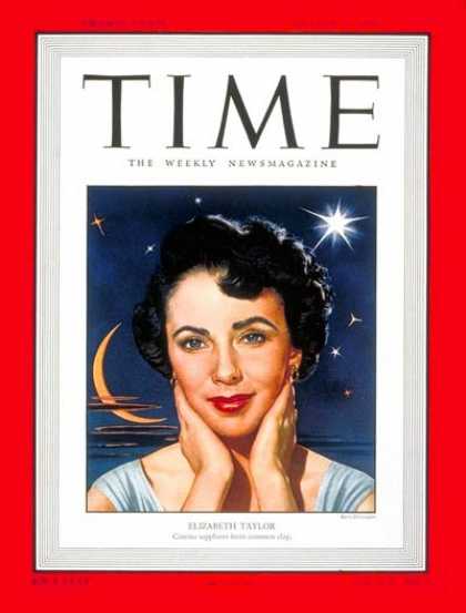Time - Elizabeth Taylor - Aug. 22, 1949 - Actresses - Most Popular - Movies
