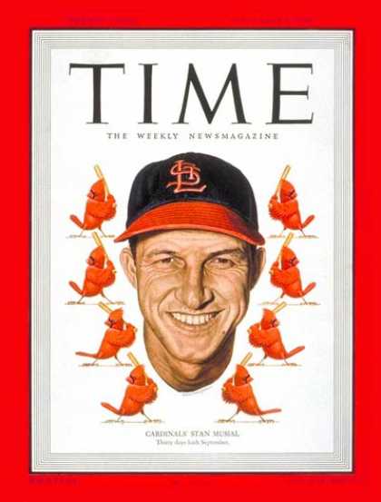 Time - Stan Musial - Sep. 5, 1949 - Baseball - St. Louis - Sports