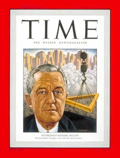Time - Richard K. Mellon - Oct. 3, 1949 - Finance - Business