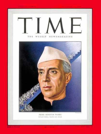 Time - Jawaharlal Nehru - Oct. 17, 1949 - India