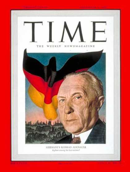 Time - Konrad Adenauer - Dec. 5, 1949 - Germany
