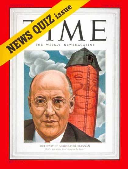 Time - Charles F. Brannan - June 19, 1950 - Agriculture