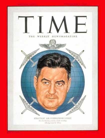 Time - Lt. General Curtis LeMay - Sep. 4, 1950 - Army - Military