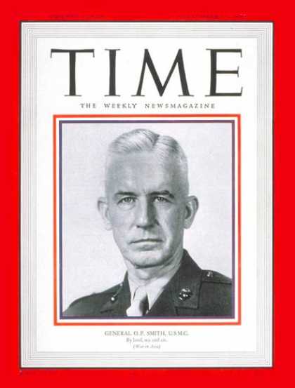 Time - General O.P. Smith - Sep. 25, 1950 - Marines - Generals - Military