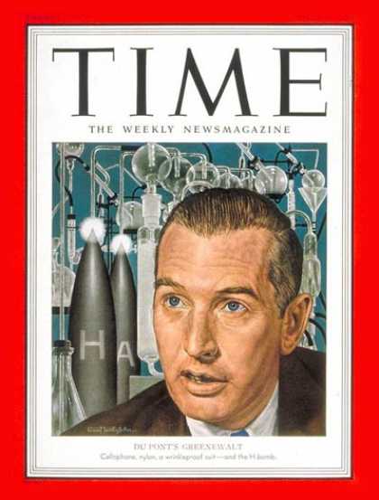 Time - Crawford Greenewalt - Apr. 16, 1951 - Nuclear Weapons - Atomic Bomb - Du Pont -