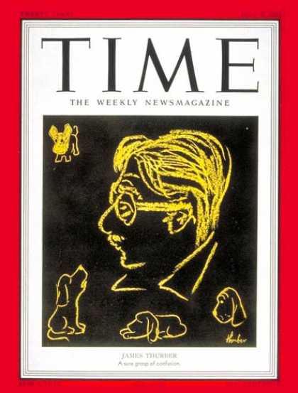 Time - James Thurber - July 9, 1951 - Books - Art - Journalism