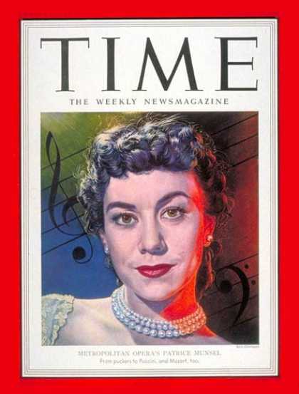 Time - Patrice Munsel - Dec. 3, 1951 - Opera - Singers - Music