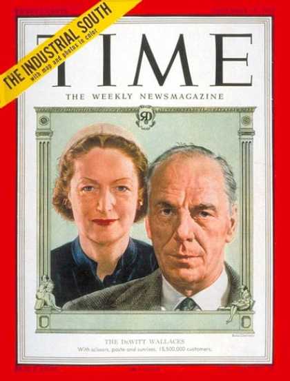 Time - The Dewitt Wallace's - Dec. 10, 1951 - Publishing