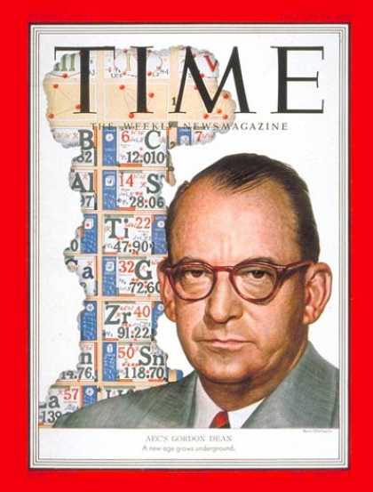 Time - Gordon Dean - Jan. 14, 1952 - Nuclear Weapons - Cold War - Weapons