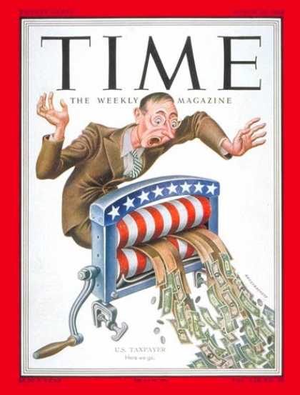 Time - U.S. Taxpayer - Mar. 10, 1952 - Finance - Taxes - Politics