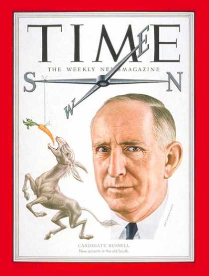 Time - Richard Russell - May 19, 1952 - Congress - Senators - Georgia - Politics