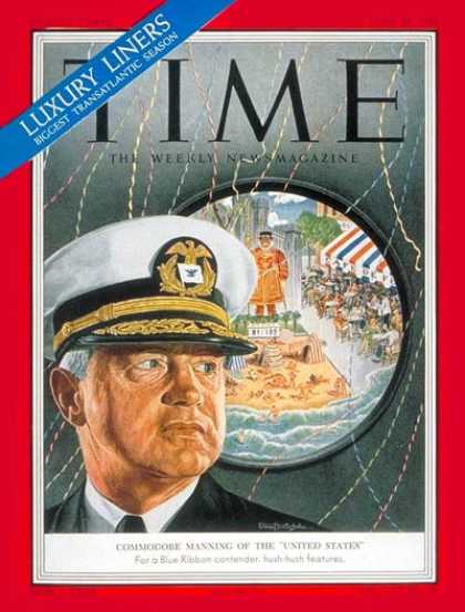 Time - Commodore Manning - June 23, 1952 - Ships - Transportation