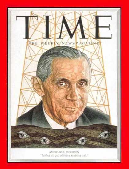 Time - Alfred Jacobsen - Dec. 1, 1952 - Energy - Oil - Business