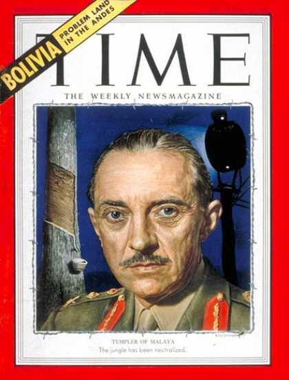 Time - Sir Gerald Templer - Dec. 15, 1952 - Great Britain - Military