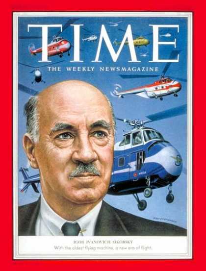 Time - Igor Sikorsky - Nov. 16, 1953 - Aviation - Helicopters - Business