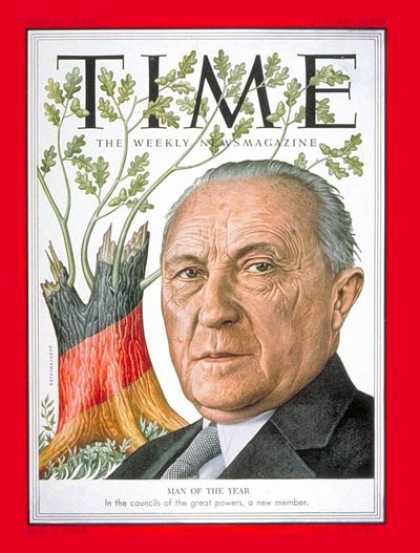 Time - Konrad Adenauer, Man of the Year - Jan. 4, 1954 - Konrad Adenauer - Person of th