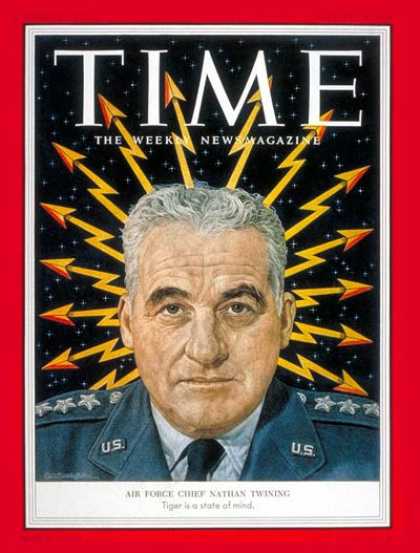 Time - General Nathan Twining - Feb. 8, 1954 - Air Force - Generals - Military