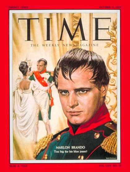 Time - Marlon Brando - Oct. 11, 1954 - Actors - Most Popular - Movies