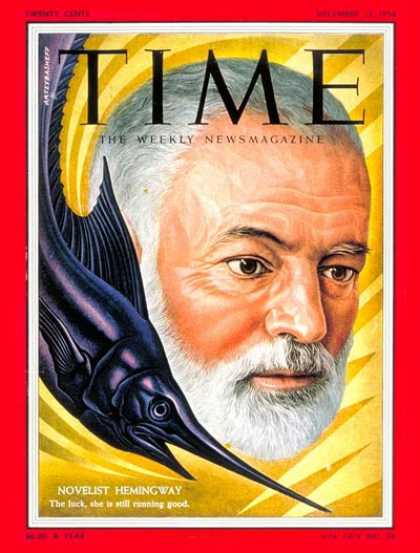 Time - Ernest Hemingway - Dec. 13, 1954 - Books