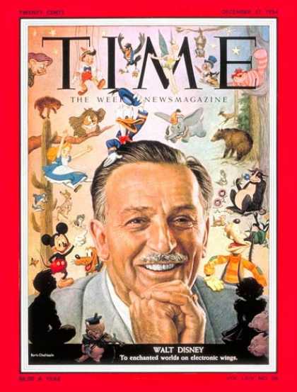 Time - Walt Disney - Dec. 27, 1954 - Business - Most Popular - Movies