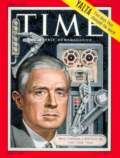 Time - Thomas J. Watson, Jr. - Mar. 28, 1955 - IBM - Business
