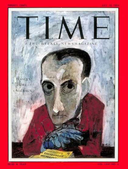 Time - Andrei Malraux - July 18, 1955 - France