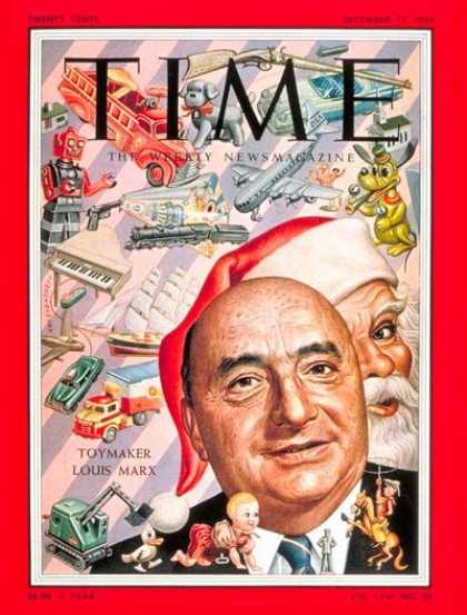 Time - Louis Marx - Dec. 12, 1955 - Business