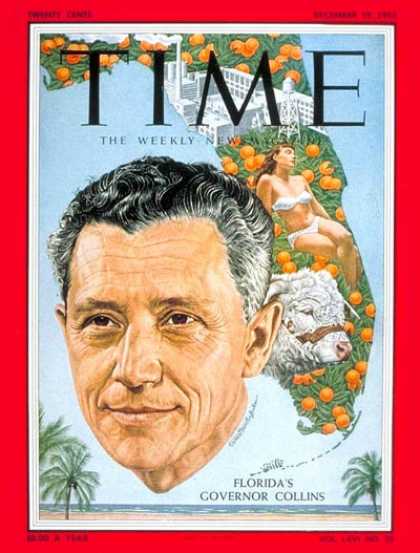 Time - LeRoy Collins - Dec. 19, 1955 - Governors - Florida - Politics