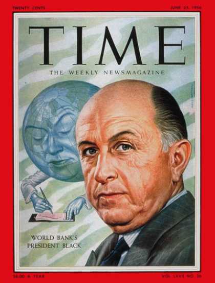 Time - Eugene Black - June 25, 1956 - Economy - Business