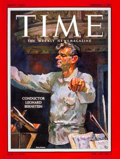 Time - Leonard Bernstein - Feb. 4, 1957 - Conductors - Classical Music - Composers - Mu