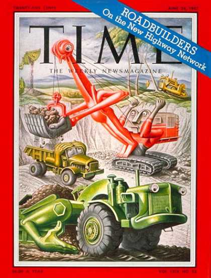 Time - Monster Machines - June 24, 1957 - Machines - Transportation