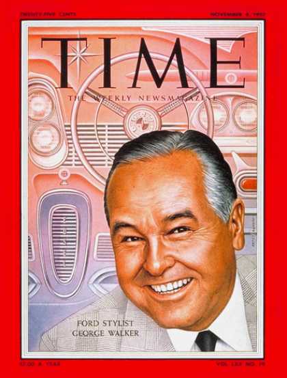 Time - George W. Walker - Nov. 4, 1957 - Ford Motor Co. - Design - Cars - Automotive In
