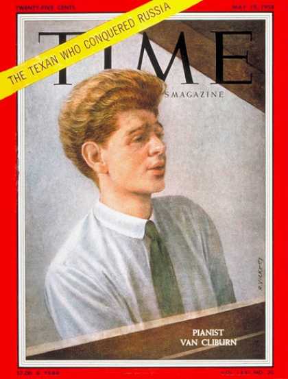 Time - Van Cliburn - May 19, 1958 - Pianists - Classical Music - Music