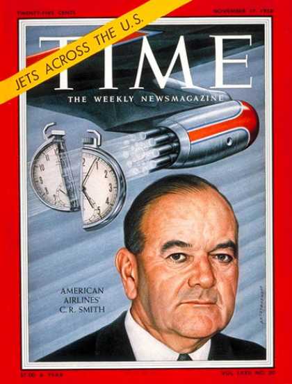 Time - C.R. Smith - Nov. 17, 1958 - Aviation - American Airlines - Business