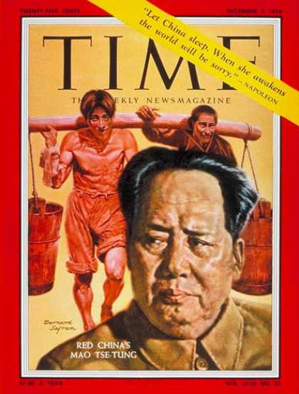Time - Mao Tse-Tung - Dec. 1, 1958 - China - Revolutionaries - Communism