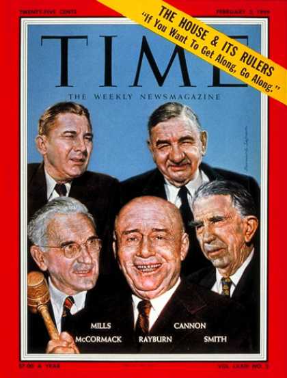 Time - Congressional Leaders - Feb. 2, 1959 - Congress - Politics