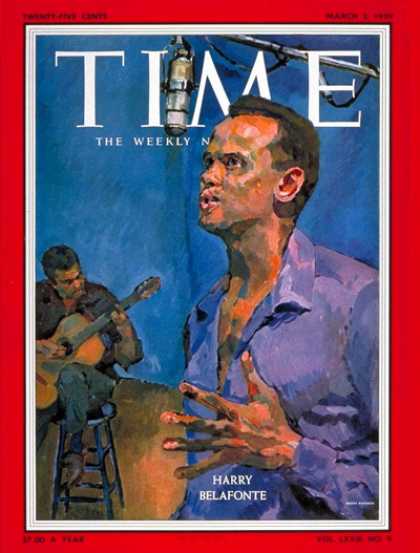 Time - Harry Belafonte - Mar. 2, 1959 - Singers - Music