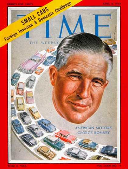 Time - George Romney - Apr. 6, 1959 - Michigan - Cars - American Motors - Business